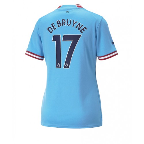 Dres Manchester City Kevin De Bruyne #17 Domaci za Žensko 2022-23 Kratak Rukav